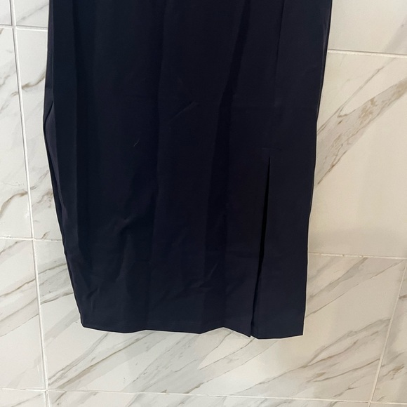 Susana Monaco Signature Stretch Knit Side Slit High Rise Midi Pencil Skirt - Picture 6 of 10